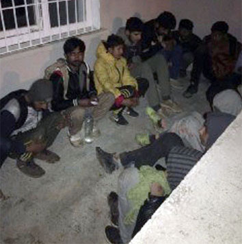 19 göçmen yakalandı