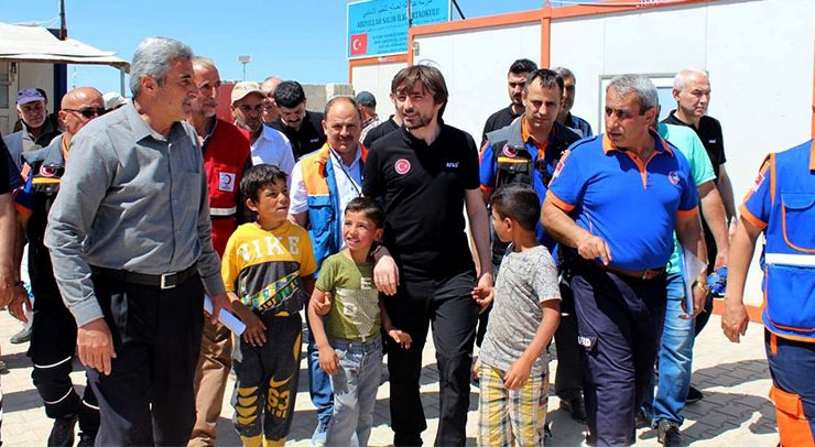 AFAD Başkanı Mehmet Güllüoğlu, Suriye’de ziyarette bulundu