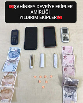 Gaziantep’te uyuşturucu operasyonu: 22 gözaltı