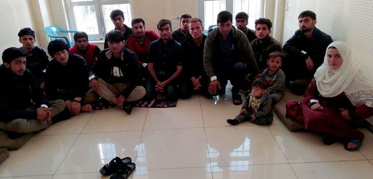 Gaziantep’te 17 kaçak göçmen yakalandı