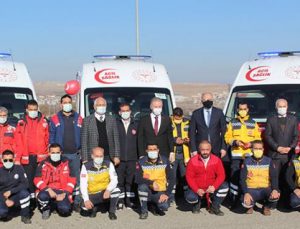 Gaziantep’te 38 yeni ambulans hizmete alındı