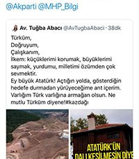 İYİ Parti’li Abacı’dan Kaz Dağları ile ilgili tepkilere destek