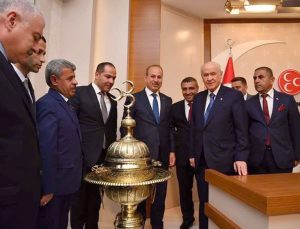 MHP Lideri Bahçeli’ye ‘Paşa Mangalı’ hediyesi