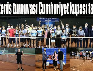 Polyment tenis turnuvası Cumhuriyet kupası tamamlandı