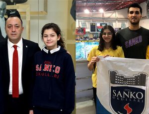 SANKO Okulları yüzücüsü 3 Türkiye birinciliği kazandı