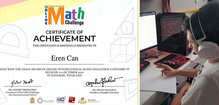 SANKO Okullarının uluslararası matematik yarışması başarısı
