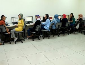 Şehitkamil’de kadınlara bilgisayar eğitimi