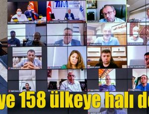 Türkiye 158 ülkeye halı döşedi