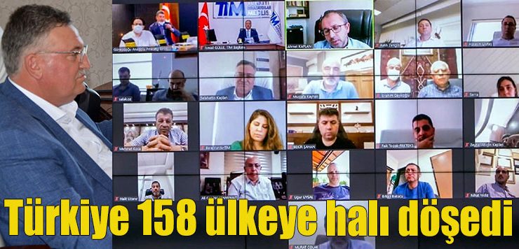 Türkiye 158 ülkeye halı döşedi