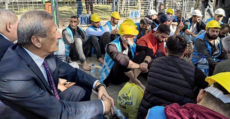 ÖZTÜRKMEN’DEN FERNAS İŞÇİLERİNE DESTEK